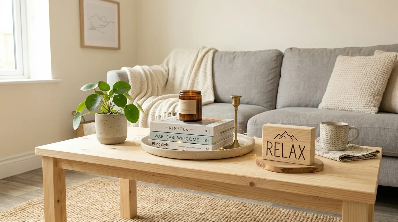 Coffee Table Styling Hack for 10 budget-friendly home decor hacks that work